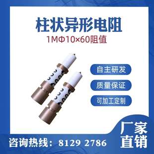 柱状异形电阻阻值1MΦ10×60阻值稳定耐压高实验室专用