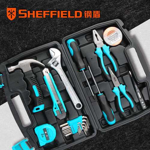 钢盾家电维修工具套装组合多功能日常家用电工维修五金大全工具箱