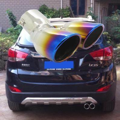 英伦海景sc715sc718专用装饰性尾喉吉利英伦改装sc715消声器