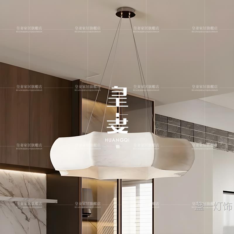 中古风吊灯客厅诧寂餐厅圆桌日式复古新中式创意法式奶油风卧室灯图片