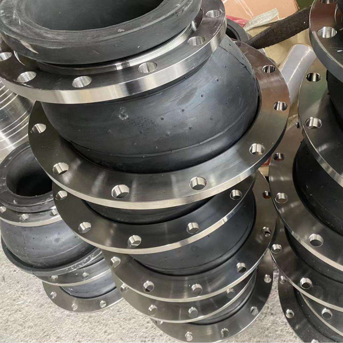 不锈钢变径橡胶软接法兰螺纹