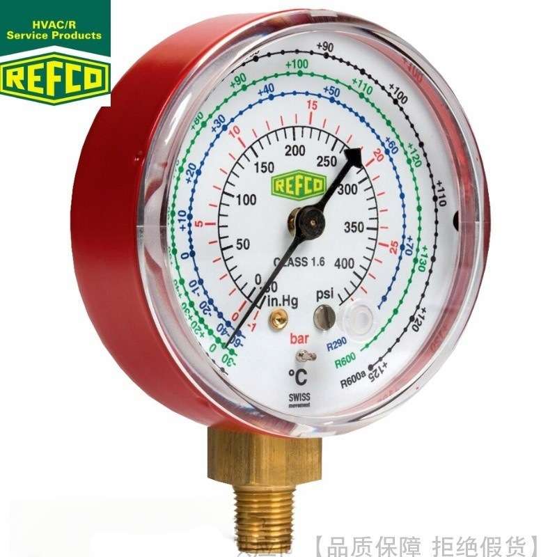 REFCO/威科R290冷媒压力表M2-250-DS-R290 M2-500-DS-R290