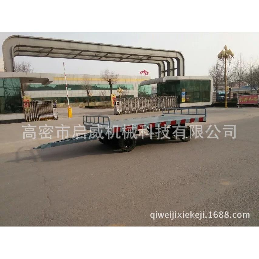 10吨浮动车桥平板拖车实心胎大吨位全挂车货源供应厂家供应