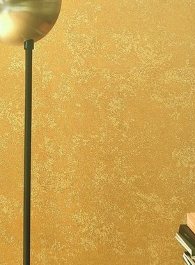 金黄色无缝墙布简约现代酒店餐厅背景全屋无缝橘黄明黄Z斑驳黄壁