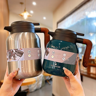 智能显温316不锈l钢保温壶茶壶大容量家用焖茶开水壶咖啡壶闷泡壶