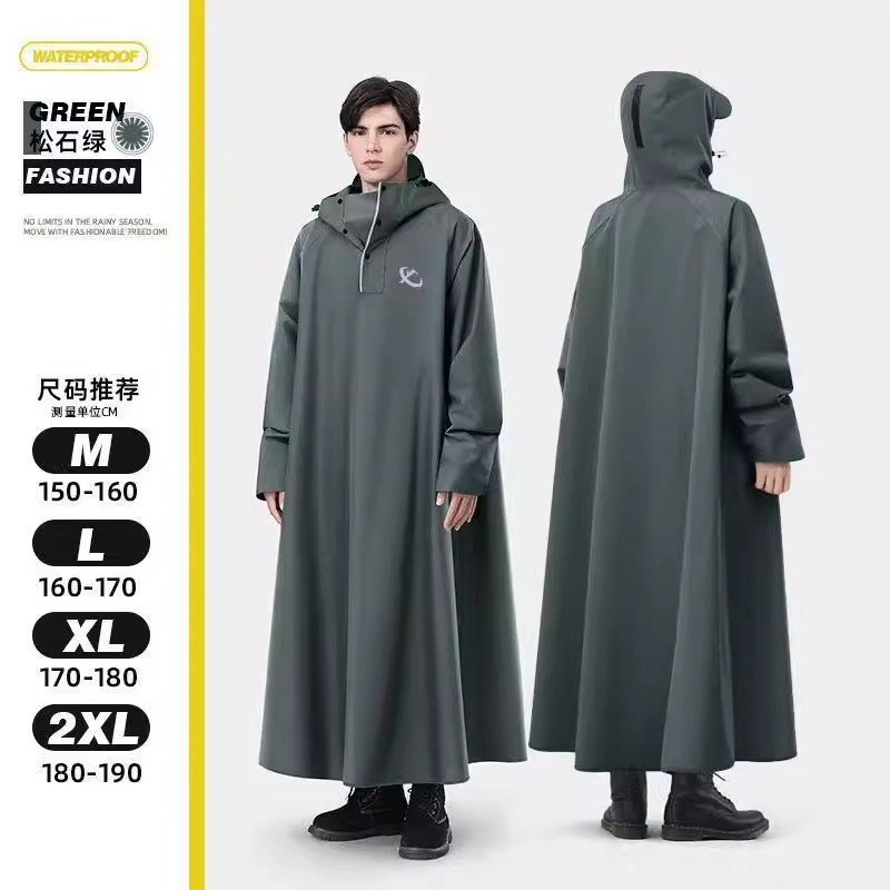 德国雨衣b长版全身防暴雨人车分离雨披一体式加厚电动车机车专用