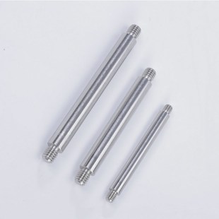 台阶销钉带螺纹不锈钢销轴圆柱双头外螺纹螺杆限位螺栓外牙导向轴