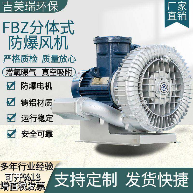 FBZ-91D-3 18.5KW直连旋涡风机 负压抽真空防爆风机 油气防爆风机