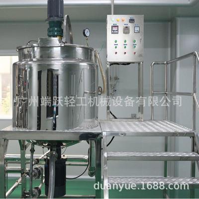 2吨洗发水搅拌锅电加热均质不锈钢罐液洗类搅拌机洗衣液生产设备