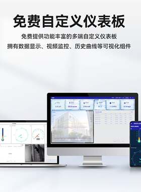 上海诺博气象监测智慧水务农业数据大屏IOT物联多参数浊度