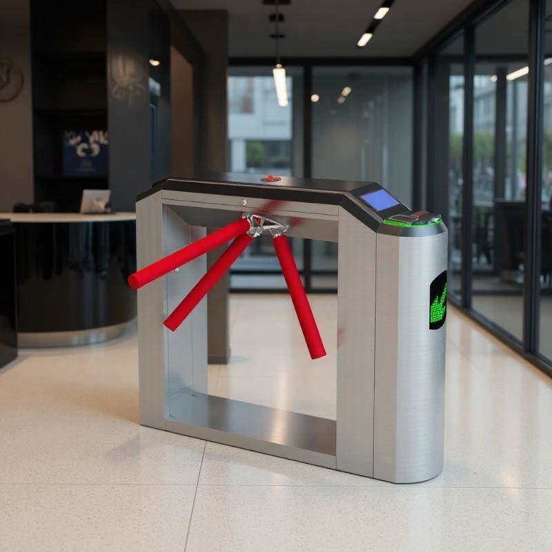 速通门指纹刷卡三辊闸工厂车间通道智能小区门禁闸机全自动