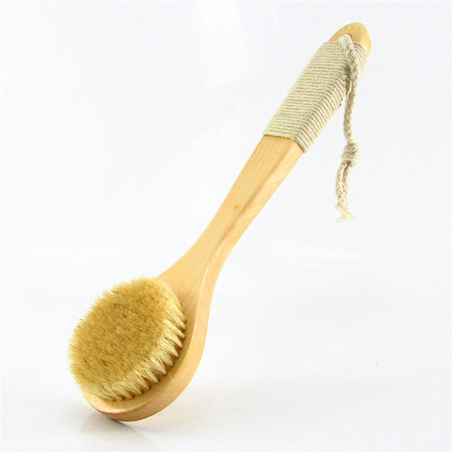 实木整柄猪鬃洗澡搓背浴刷 猪鬃C洗澡刷 搓背浴刷 长柄猪鬃浴刷