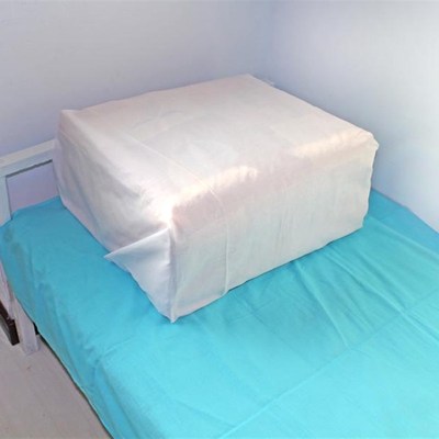 学生宿舍盖被子巾 定p做宿舍单人床被蒙白色被套上盖的布单可印字