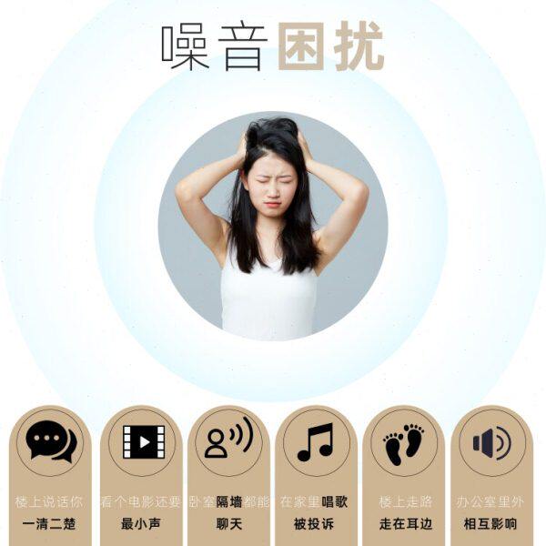 全屋隔声装修材料墙体楼上噪音隔音板卧室家用吊顶天花板房间隔断