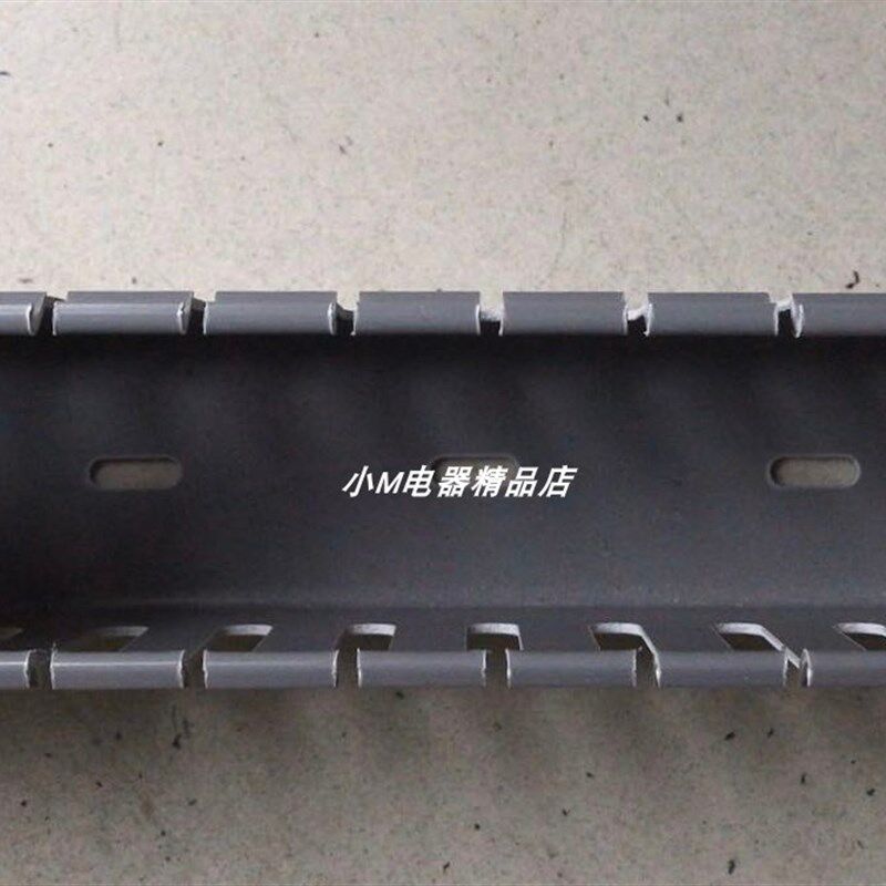 灰色 PVC行线槽100100 100*100电柜用行线槽 36米/件 一件的价格