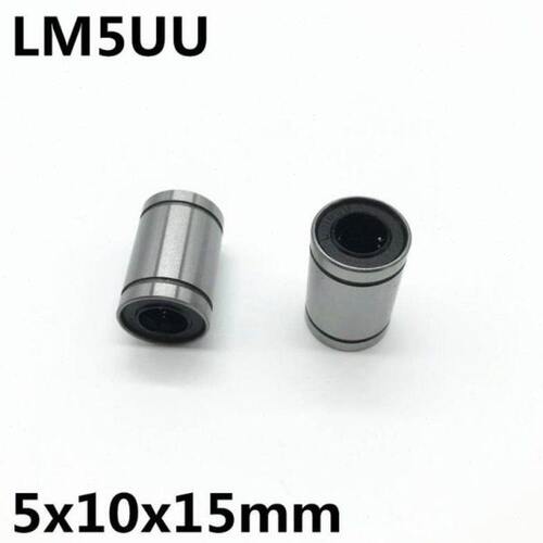 10pcs LM5UU ball bearing inner diameter 5x10x15mm guide line