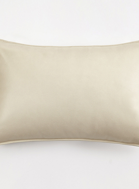 长方形科技布抱枕腰枕靠枕客厅沙发靠背垫枕头床头T罩大号橙色定