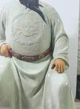 石湾陶瓷公仔唐太宗李世民v摆件门厅玄关会所创意装饰历史名人