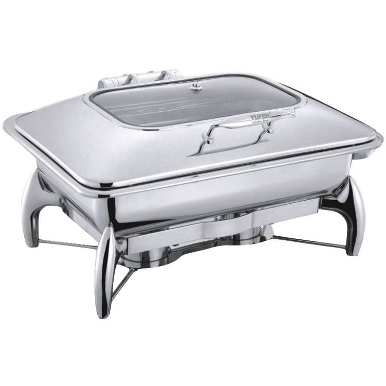 YUFEH宇辉 10系列长方形酒店餐厅自助餐保温炉 四式开盖 厂家直销