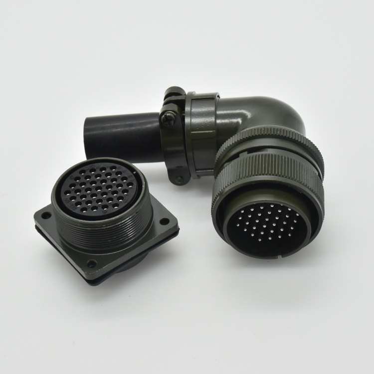 MS3108A28-21P弯管航空接插件配套MS3102A28-21S圆形连接器-低价