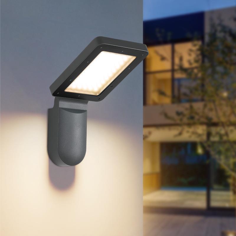 2020新款太阳能灯户外庭院灯防水阳台壁灯家用室外LED太阳能壁灯