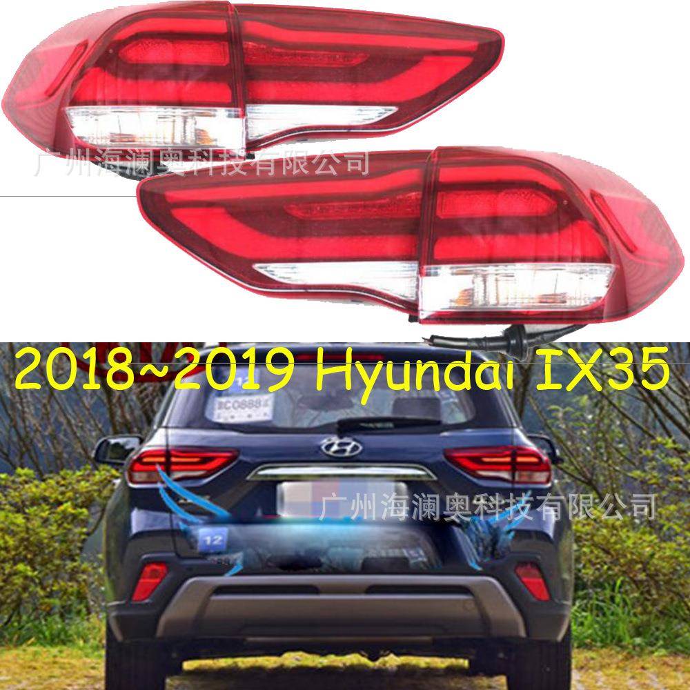 适用于现代IX35尾灯途胜刹车灯后杠灯雾灯2018~2019款LED