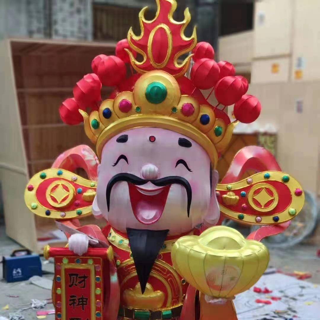 源头厂家春节元宵财神龙狮十二生肖花灯现货传统装饰彩灯中国