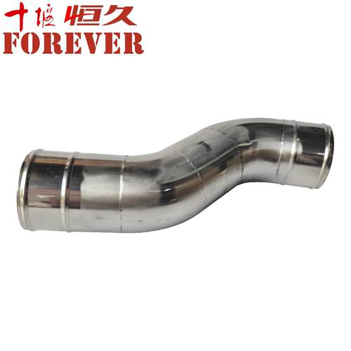 东风天龙中冷器出口不锈钢管1119012-TH450