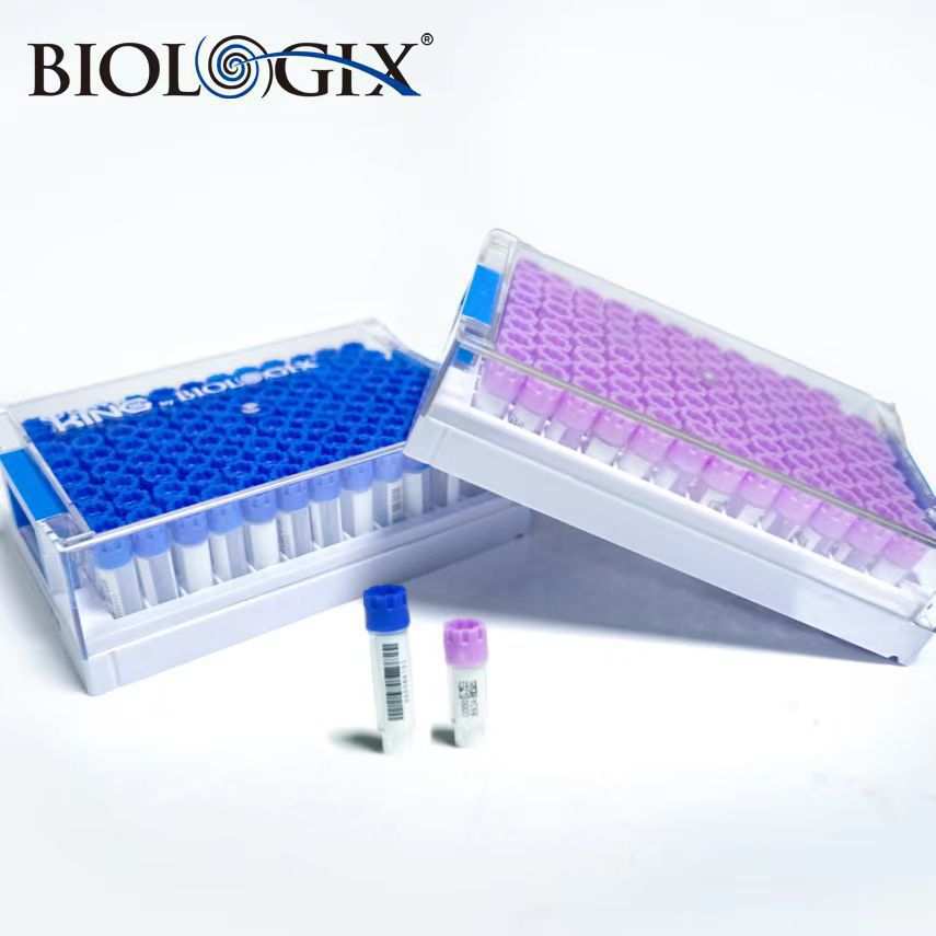 巴罗克89-5205-R2ml紫色冷冻管 1ml螺口离心管48格方孔隔断