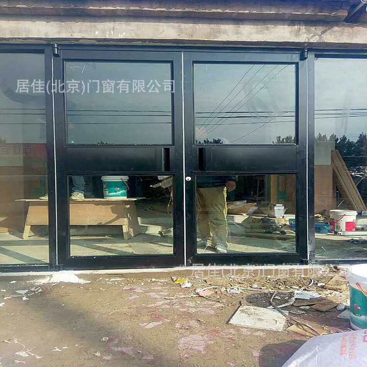 北京门窗断桥铝合金封阳台露台平开隔音玻璃落地窗户中空钢化玻璃