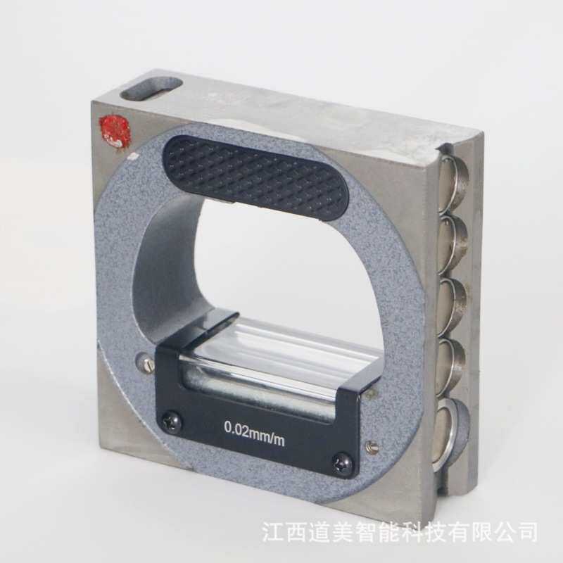 100/0.02mm框式磁力水平仪山光磁吸力框式平台水平面校准水平仪器
