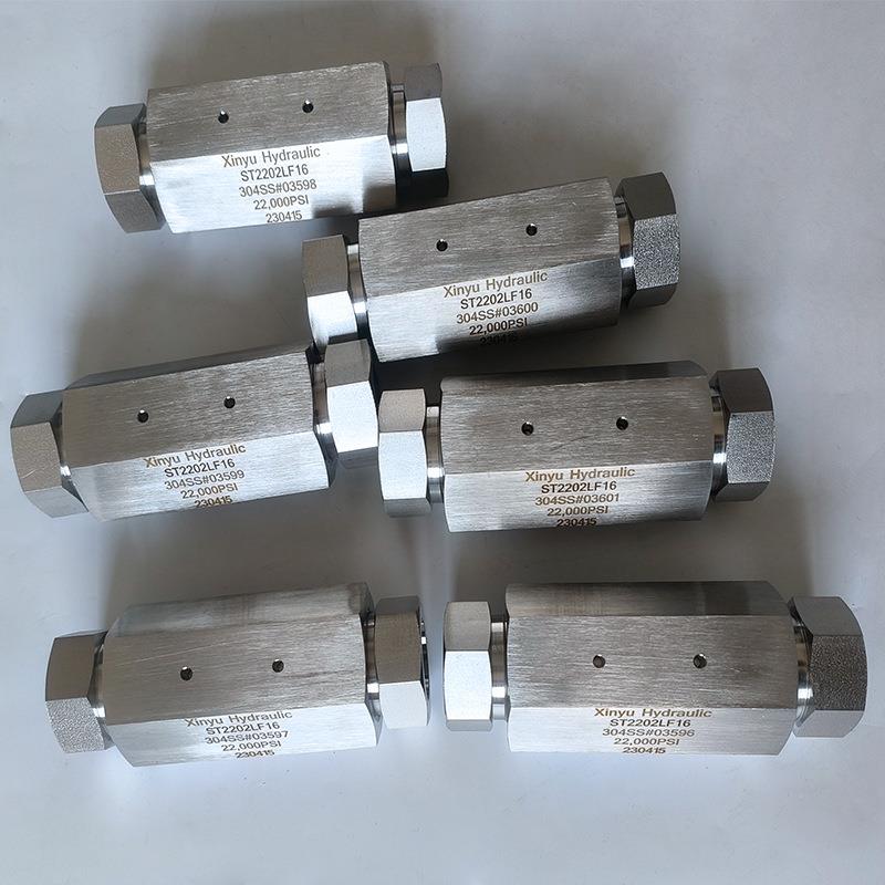 超高压直通接头ST150402T弯通四通接头不锈钢液压接头厂家生产