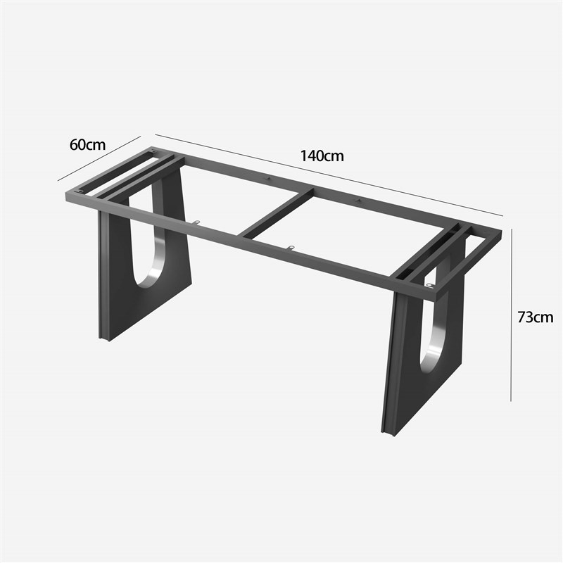 覆古实木桌桌腿支架岩板奢石餐桌底座桌脚茶桌书S桌桌面支撑桌脚