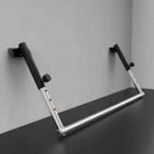 不锈钢单杠家用侧梁引体向上壁挂加长高度调节东际单杠款 可升降