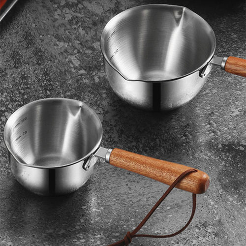 热油小锅304不锈钢迷你浇油锅炝油淋油专用神R器泼油锅牛排酱料锅