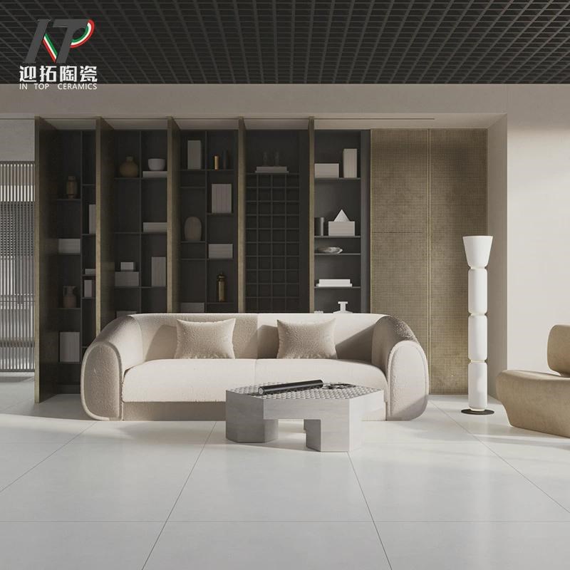 高端素色质感砖微水泥瓷砖900x1800H大户型别墅豪华大板砖客厅地