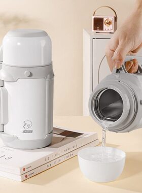 不锈钢004l外出婴儿加厚保温瓶奶粉10大容量保温杯防摔冲壶m30