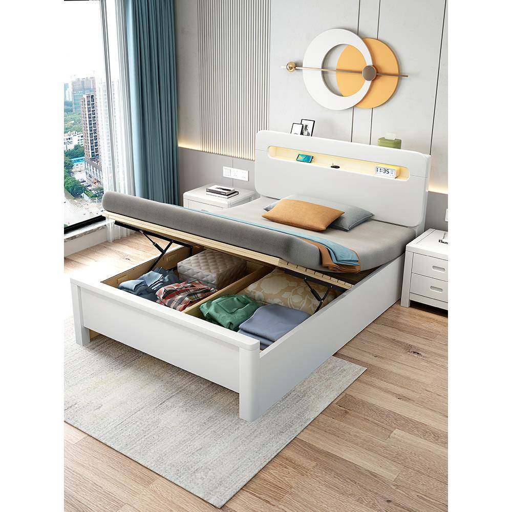 【折扣价】1.2米实木床1.35单人气动气压高箱储物1.5侧开收纳箱体,鲜花速递/花卉仿真/绿植园艺,其它园艺用品,淘宝优惠券,粉丝福利购,淘宝优惠卷