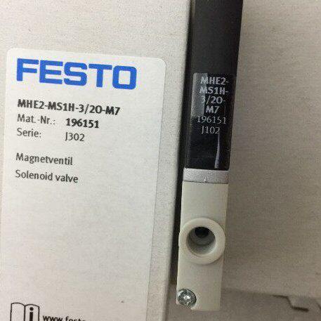 费斯托FESTO电磁阀MHP2-MS1H-3/2O-M5 196143 现货