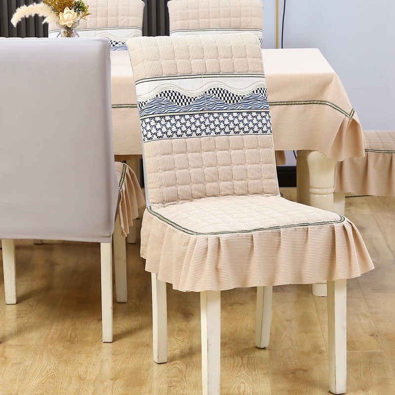 结实耐用不e掉色不起球全包椅子套罩防滑四季通用坐垫靠背一体椅