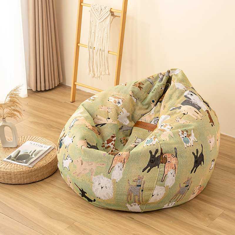 定制线毯懒人豆袋沙发懒人椅可睡可躺卧室客厅地上单人沙发榻榻米