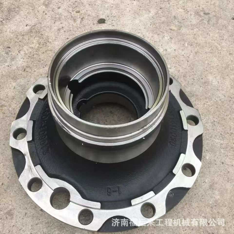 适用于汕德卡前轮毂 前轴头 前哈巴头 法兰盘 轮毂轴头