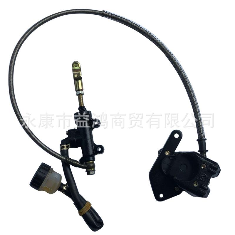 150-250CC四轮大火星沙滩车配件 改装后脚碟刹车总成 油管刹车杯