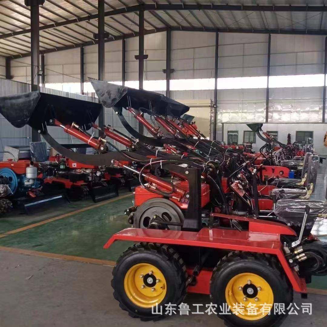 四驱轮式微耕机田园管理机农用果园多功能开沟柴油施肥除草旋耕机