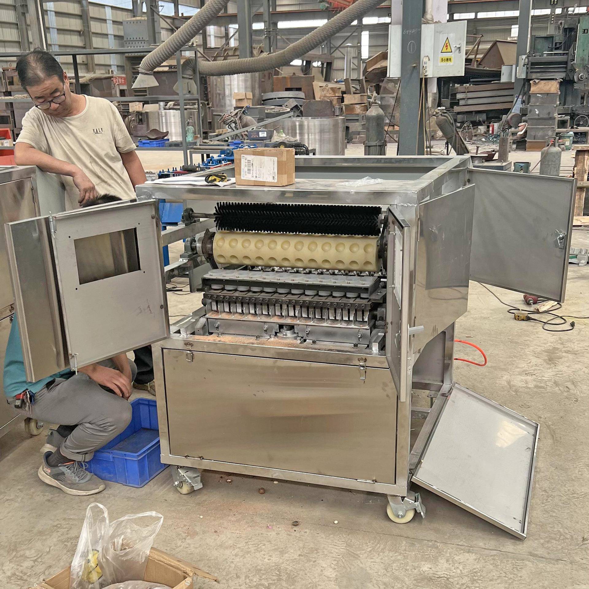 小型夏威夷果开缝机全自动锯口切口澳洲坚果开口机食品加工设备