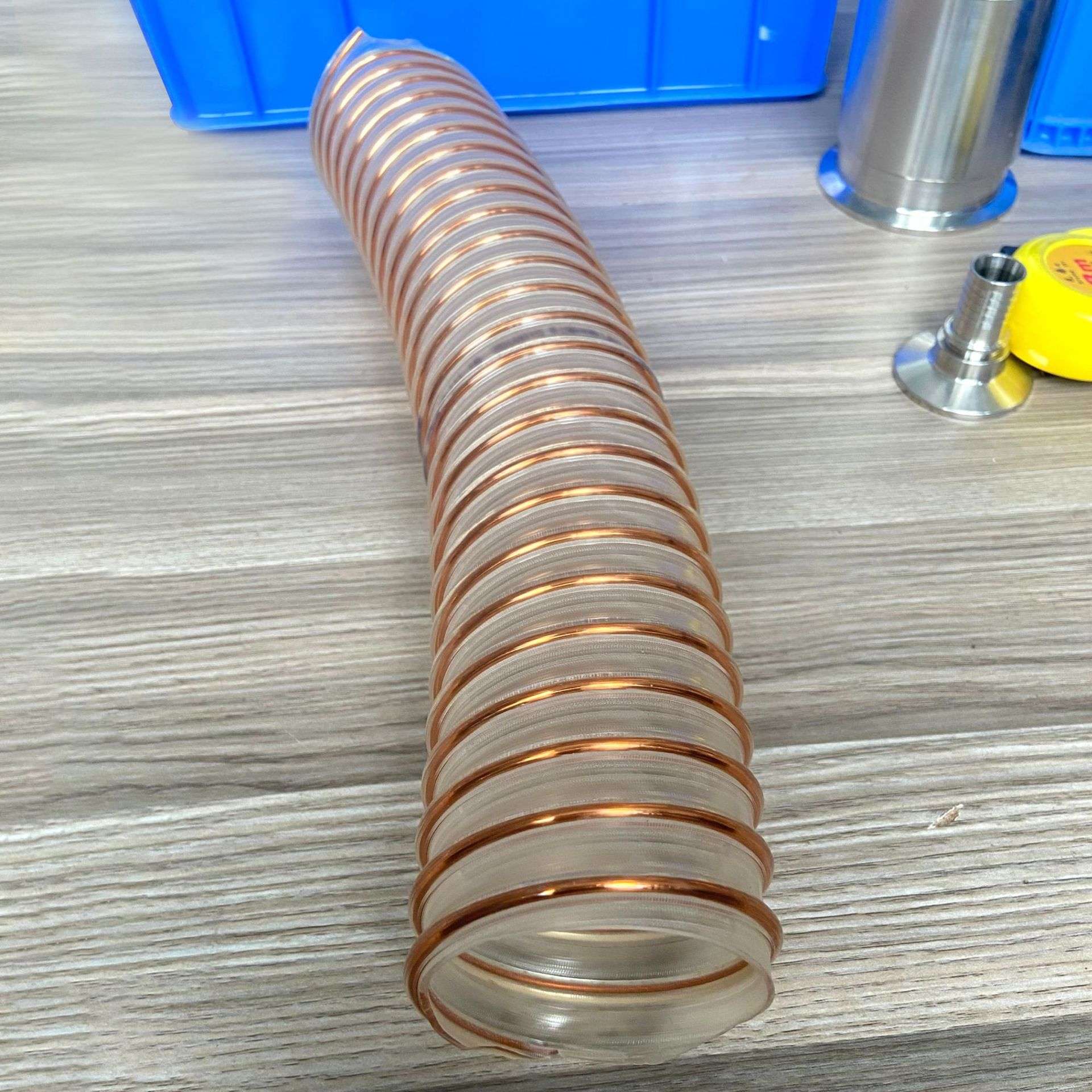 GREATFLEX加厚pu吸尘管透明钢丝伸缩通风管工业用TP10