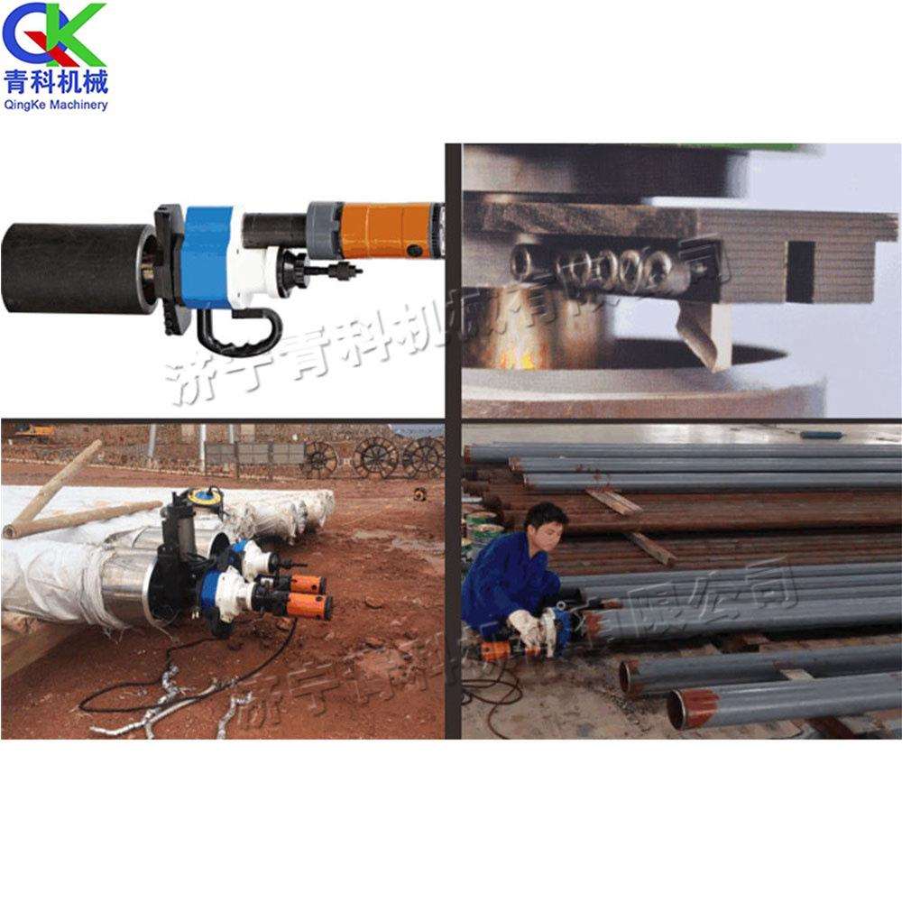 电动型管道坡口机 金属管内涨式平口机 小型便携式外圆管倒角机