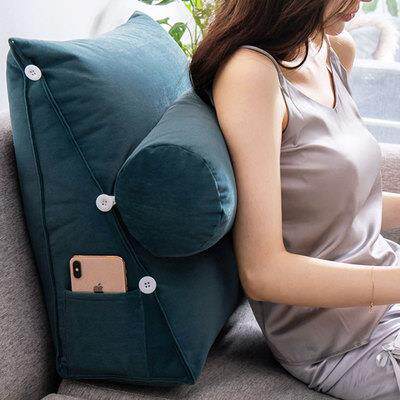 护腰床头靠背垫榻榻米靠枕飘窗靠垫办公室抱枕护颈床上沙发垫腰枕