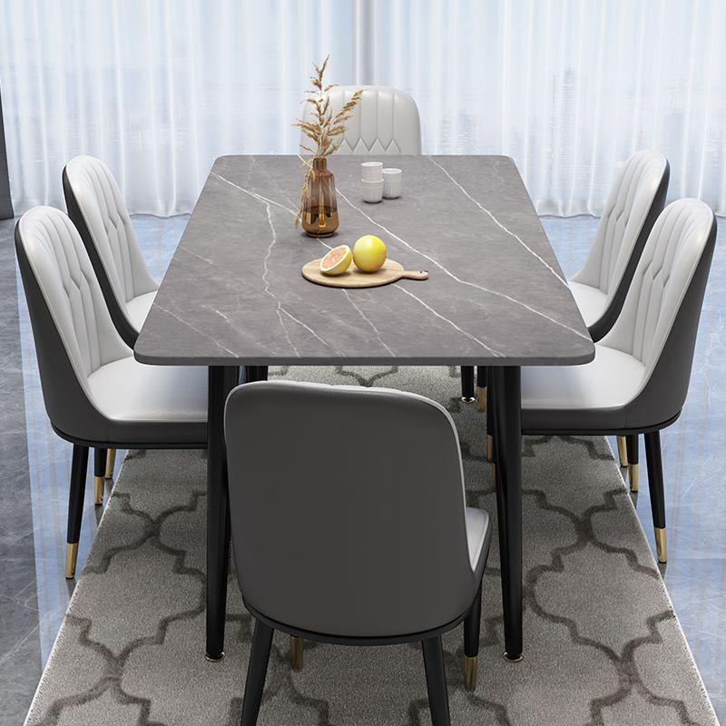 香丽华庭意式岩板餐桌餐椅组合现代简约家用小户型方桌轻奢4/6人