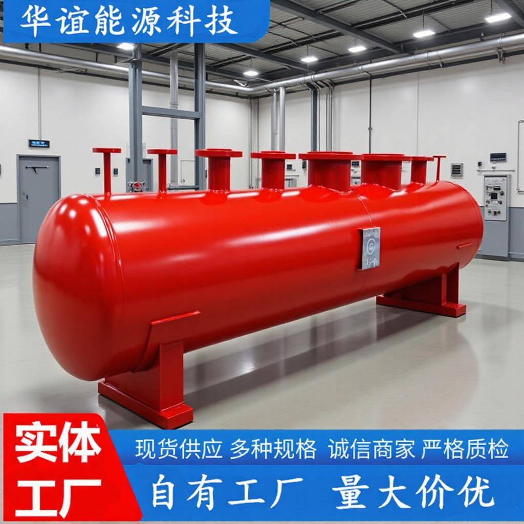 现货供应分汽缸碳钢不锈钢分集水器分气缸压力容器锅炉蒸汽分蒸汽